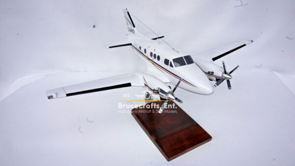 Model of Beechcraft King Air C90 with detailed craftsmanship.